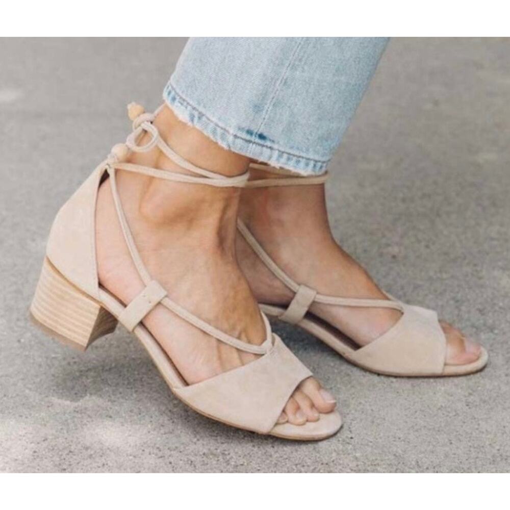 Soludos Tan Strappy Sandals